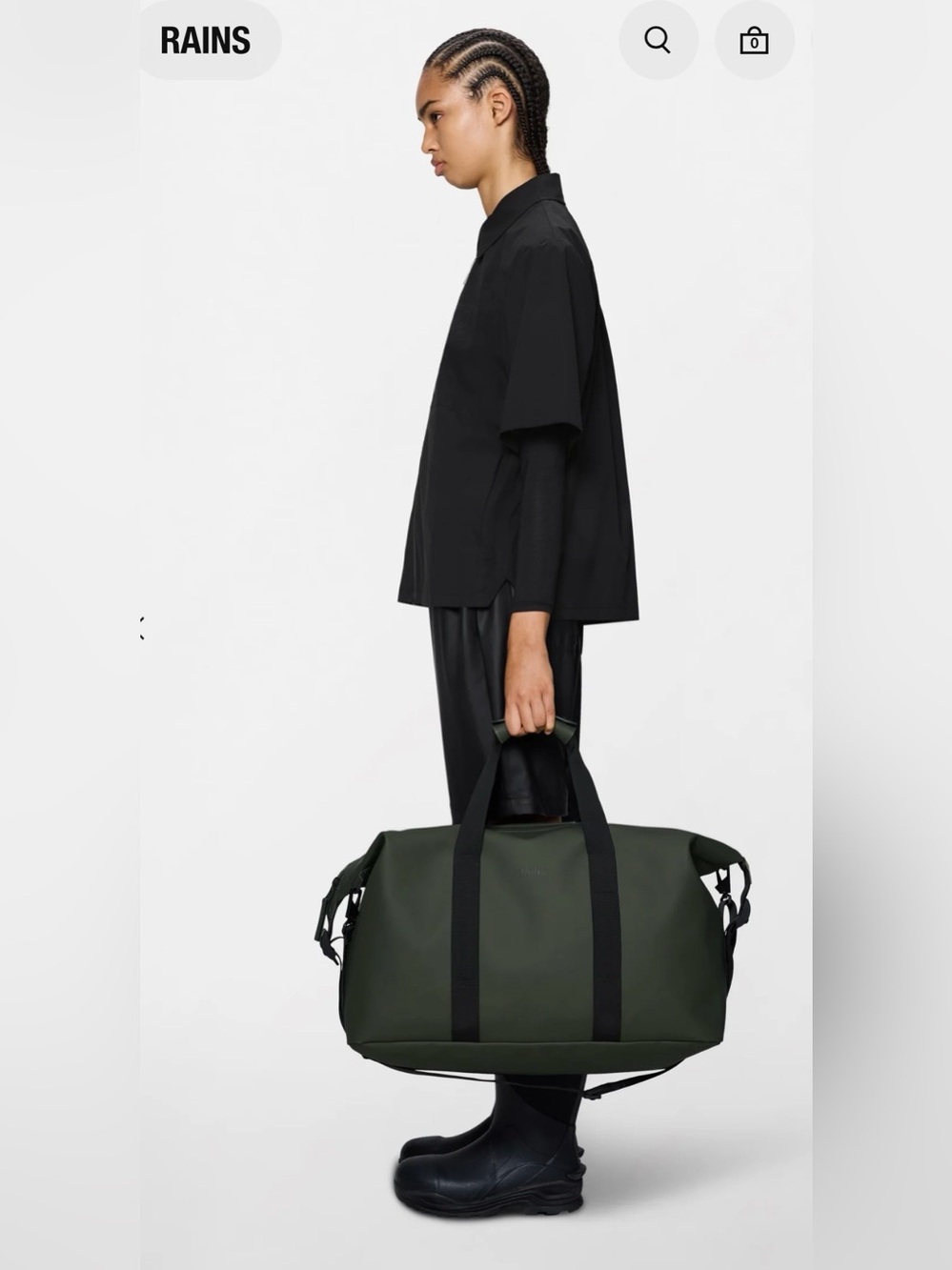 RAINS Hilo Weekend Bag